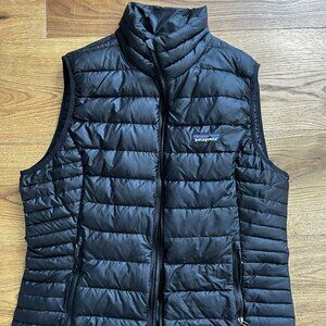 Patagonia Women's Down Sweater Vest - Black - Size M Medium